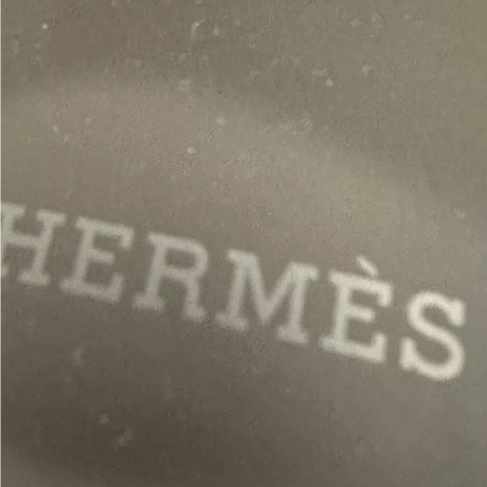 NIB HERMÈS Bleu Minéral Suede Women’s Chypre Sandals - Picture 11 of 11